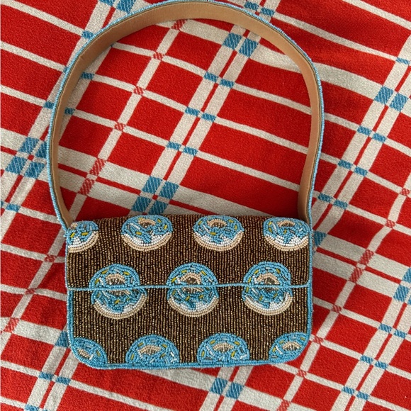 Anthropologie Handbags - Used 1x Anthropologie Fiona Beaded Bag- Donut